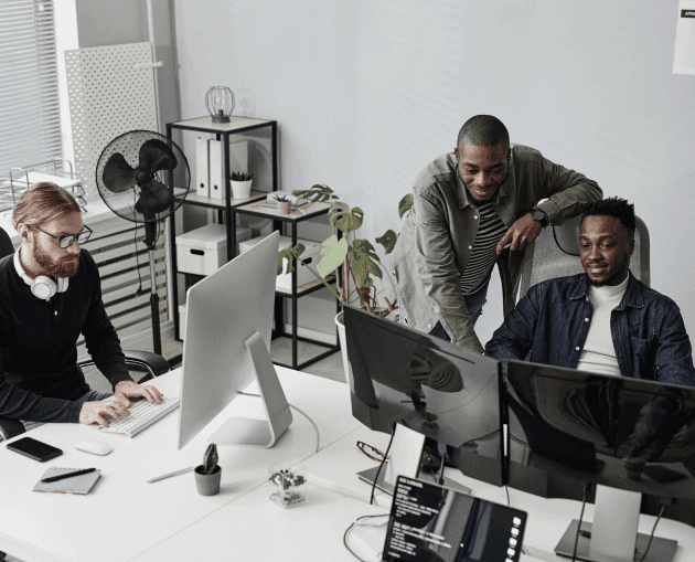 Team working together